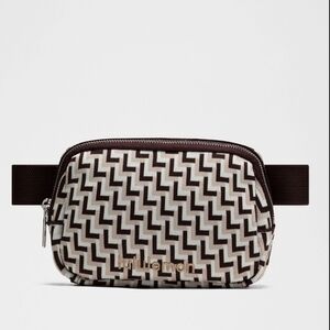 Lululemon Everywhere Belt Bag, 1L, Monogram Knit, Brown